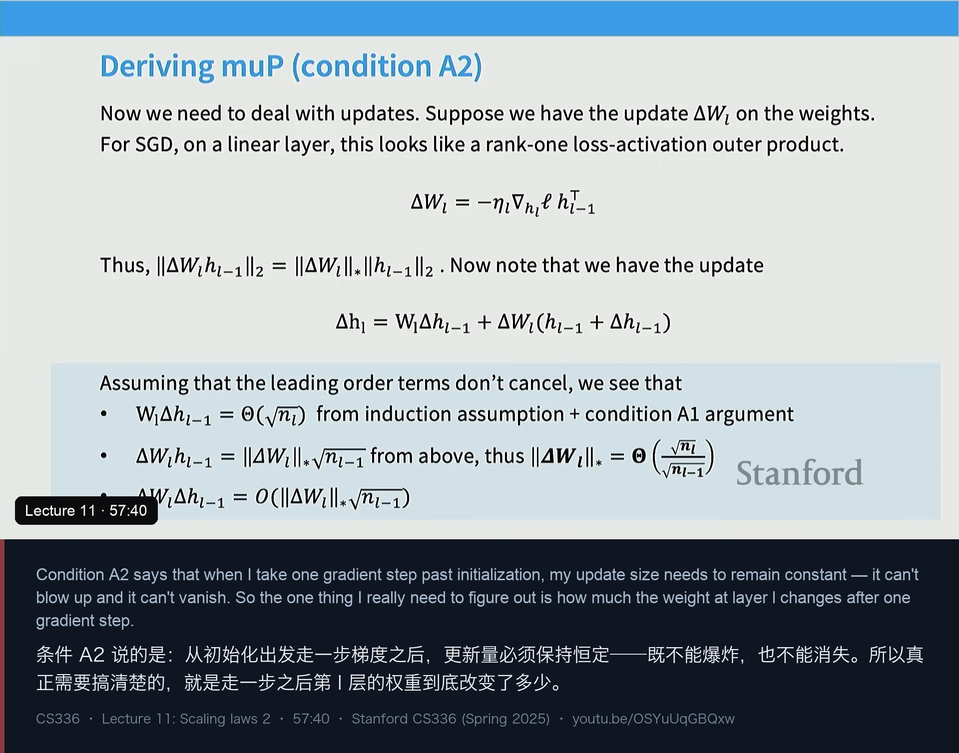 图 14｜推导 A2：只看一件事——一步梯度之后权重改变了多少