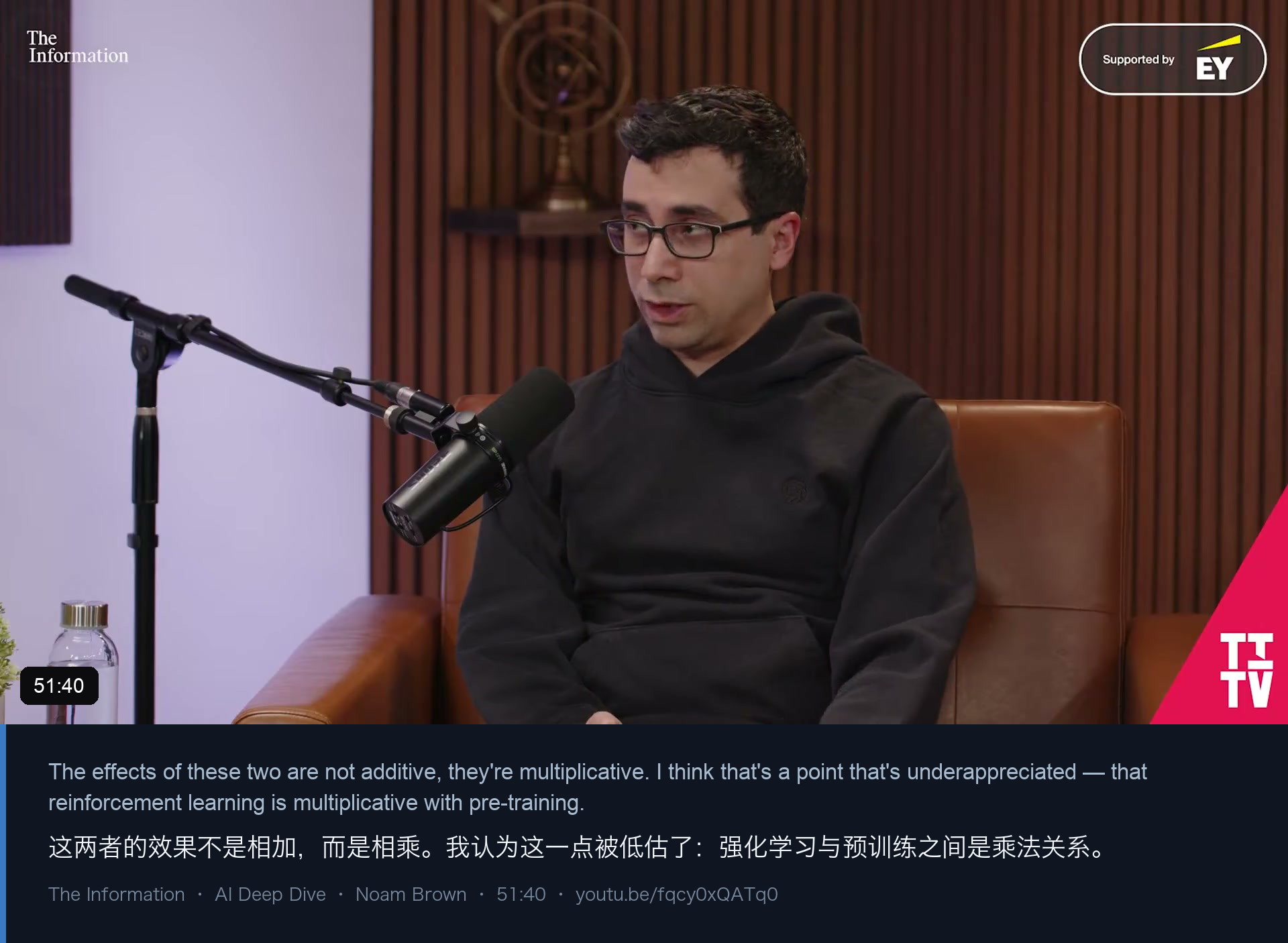 图 21｜「乘法而非加法」：两个都很弱时乘积很小，两个都很强时乘积会突然变得很大