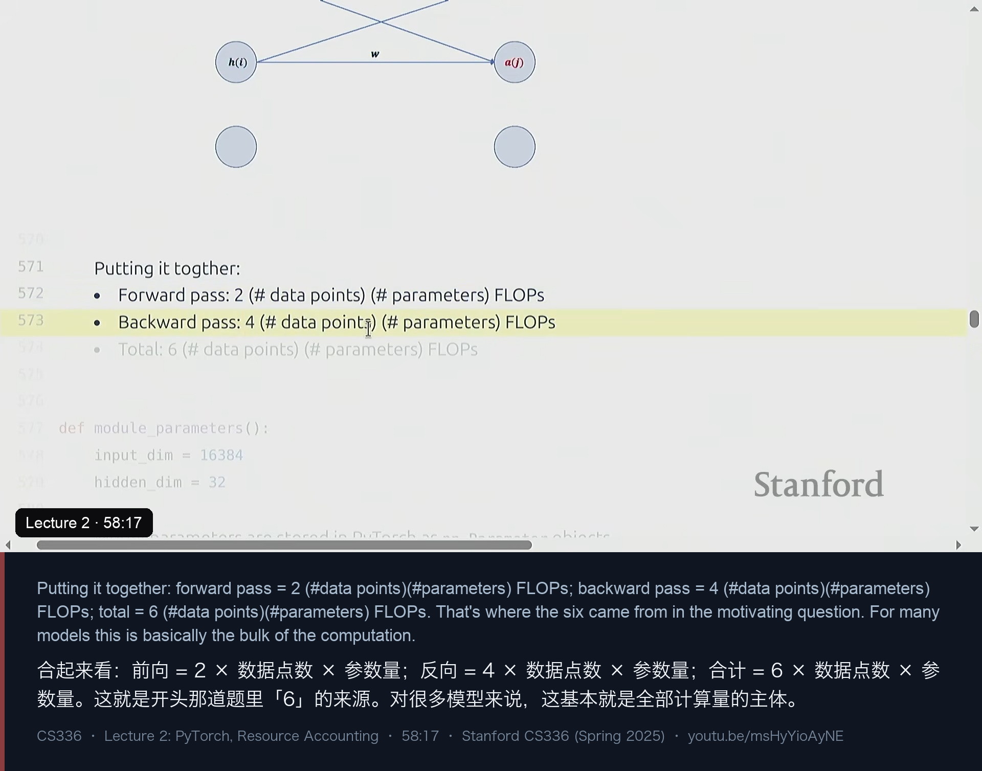 图 13｜合起来：前向 2N，反向 4N，总计 6N