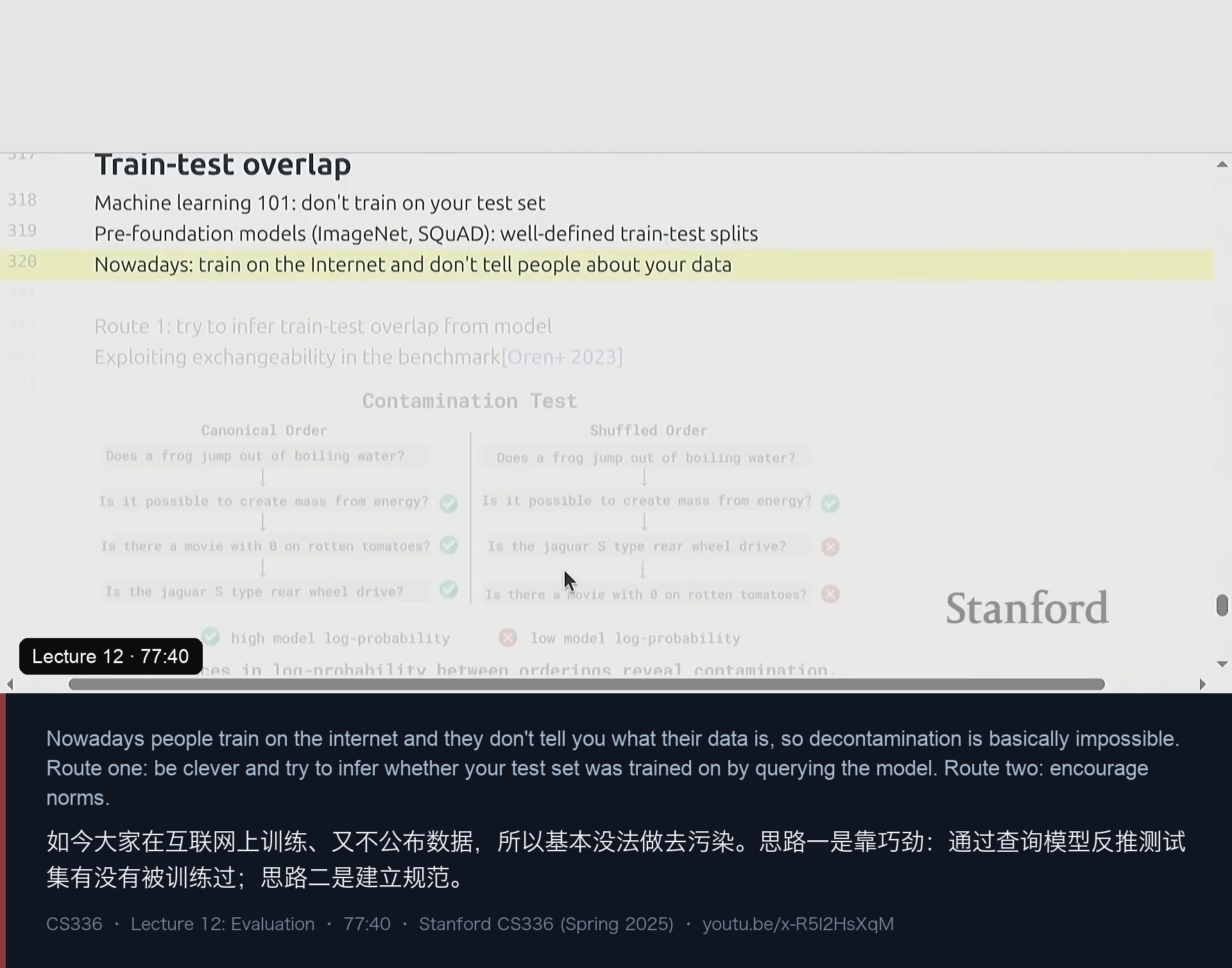 图 17｜有效性：训练/测试重叠是老大难，技术上可以“反推”，制度上应该把“检查过污染”变成报告规范